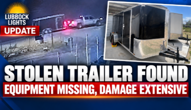 Stolen Los Hermanos Familia trailer recovered, but equipment missing and damaged