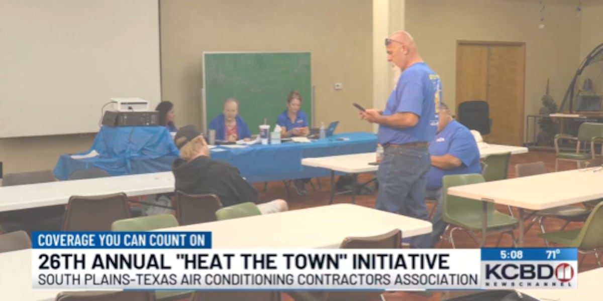 Volunteers provide free furnace checkups ahead of winter in Lubbock