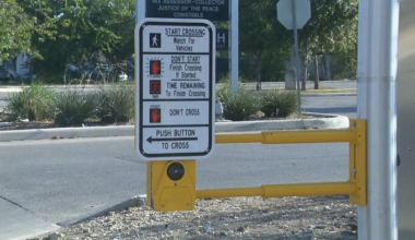 New Pedestrian Signals Improve Safety on Pleasanton Road