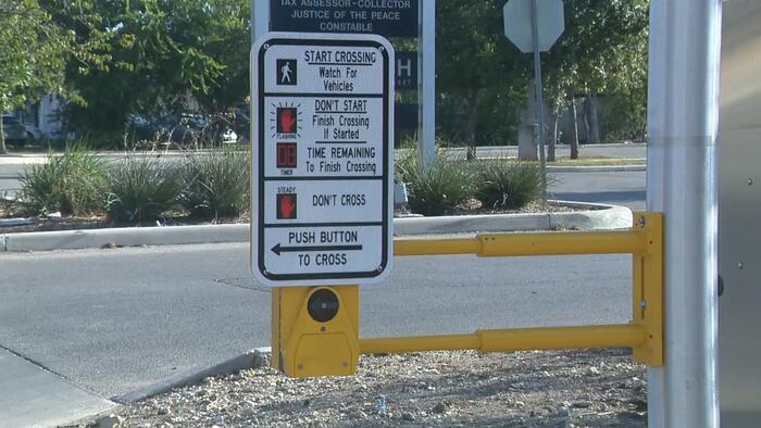 New Pedestrian Signals Improve Safety on Pleasanton Road