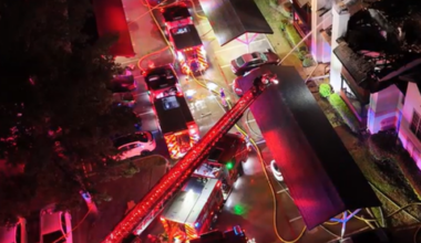 VIDEO: Plano apartment fire investigated as arson, person of interest in custody