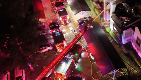 VIDEO: Plano apartment fire investigated as arson, person of interest in custody