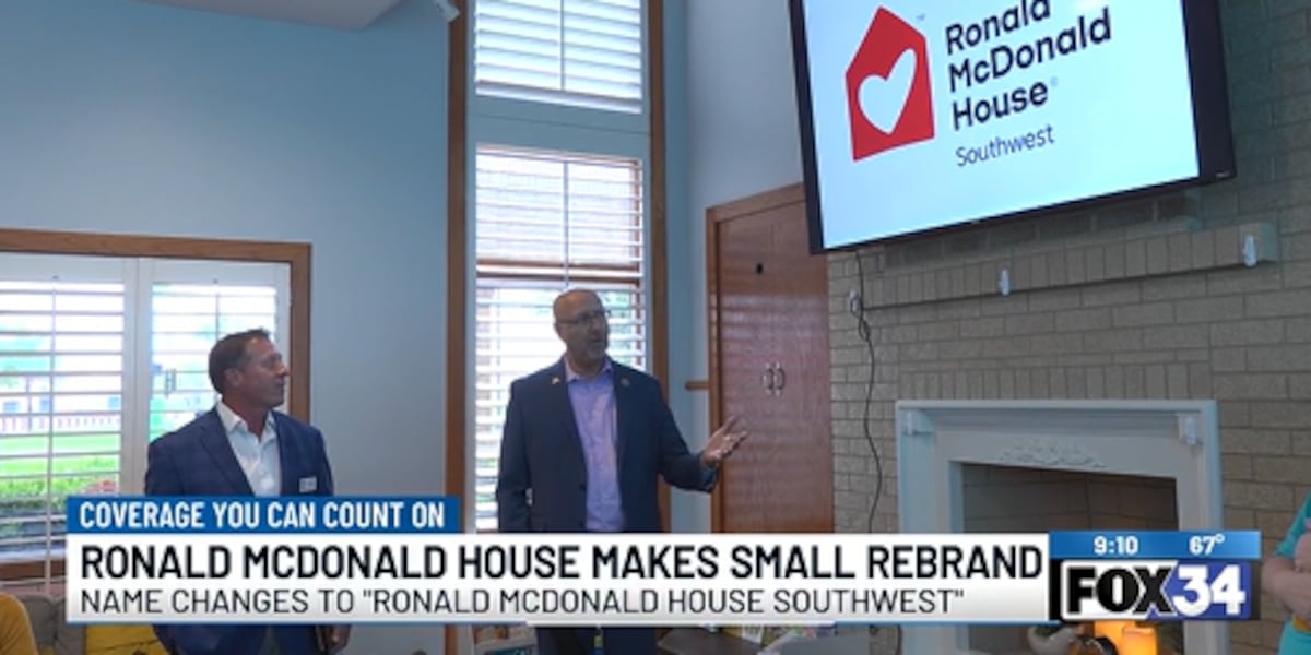 Lubbock nonprofit rebrands as Ronald McDonald House Southwest