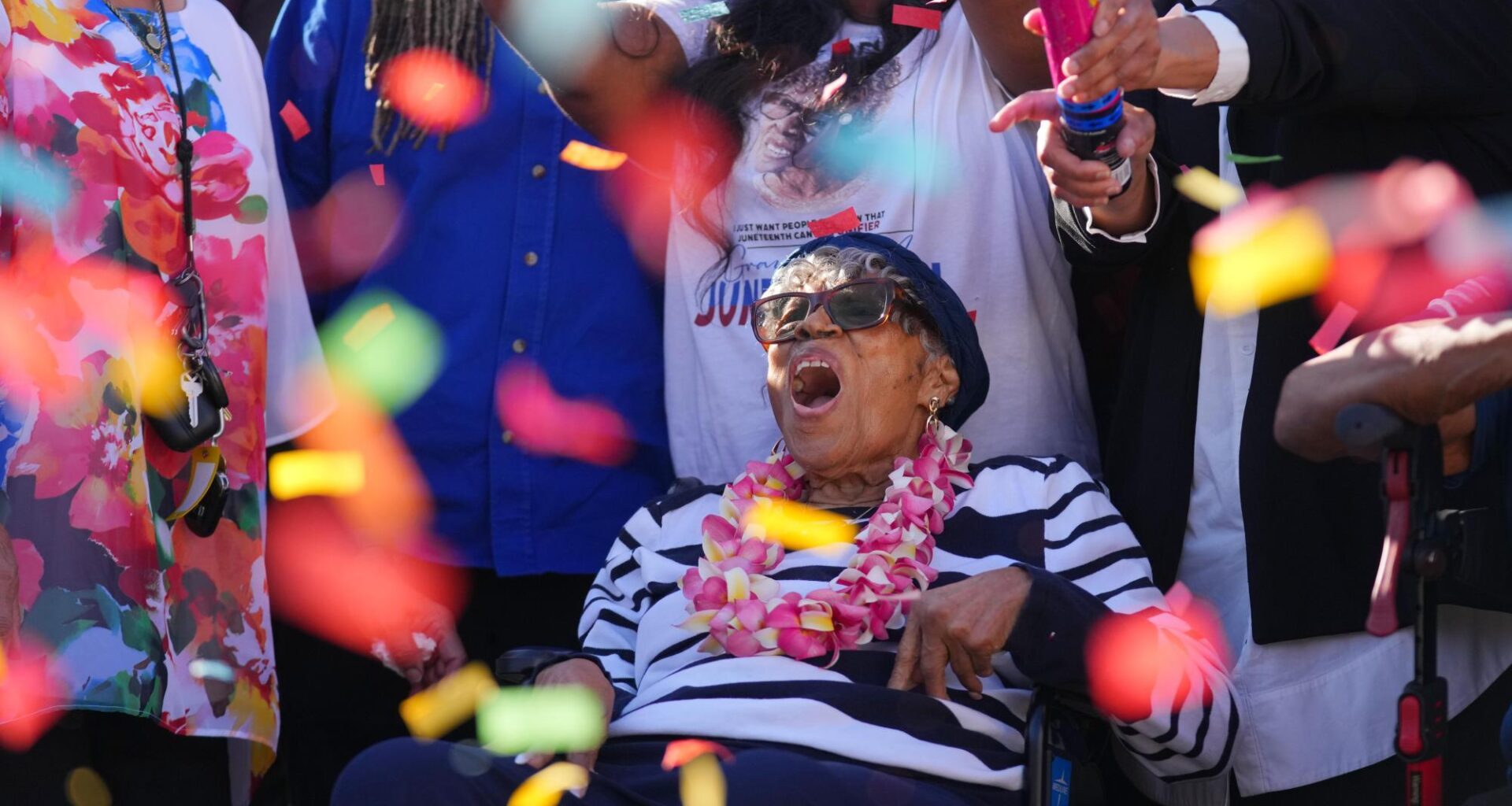 Opal Lee celebrates 100th birthday with Juneteenth museum construction