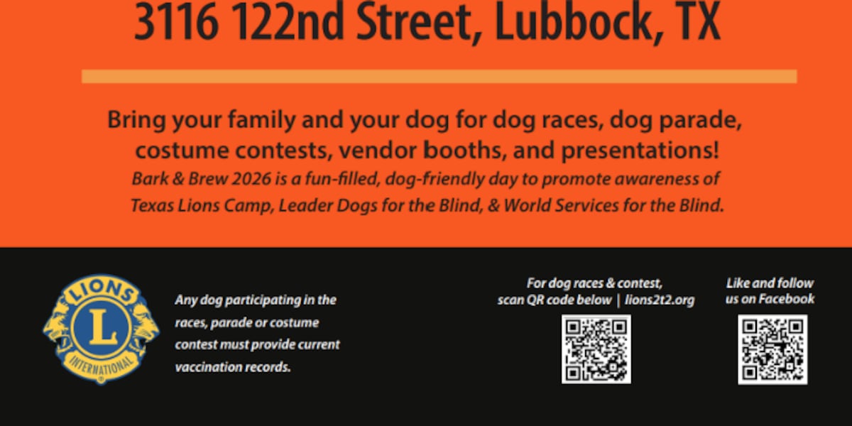 Lubbock Lions Club Hosts 7th Annual Bark & Brew, Dogtoberfest