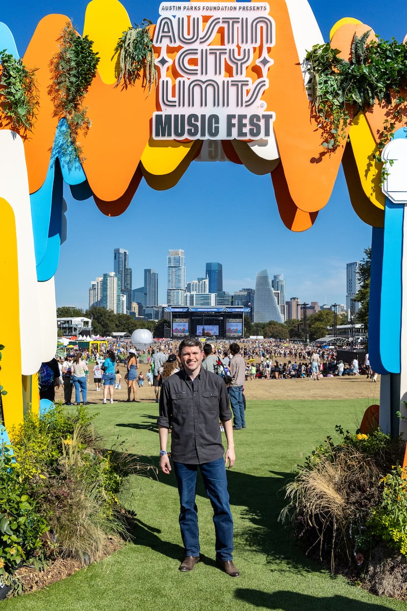 Politician James Talarico attends the 2026 Austin City Limits Music Festival - Weekend Two at Zilker Park on October 09, 2026 in Austin, Texas.