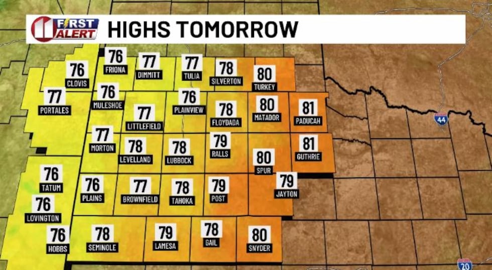 Another pleasant fall day on the South Plains