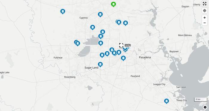 Harris County has 46 data centers and almost no power to regulate them
