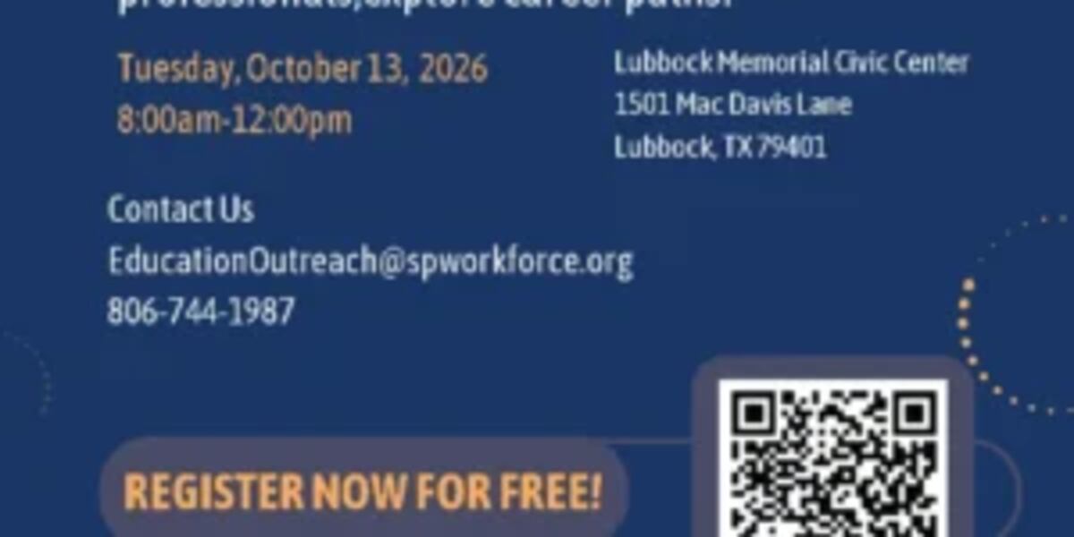 Noon Notebook: Workforce Solutions to host South Plains Career Youth Expo