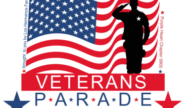 Noon Notebook: Los Hermanos Familia Hosts Annual Veterans Day Parade Nov 14