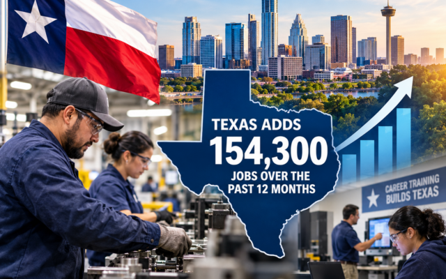 Texas outpaces nation in 12-month job growth rate