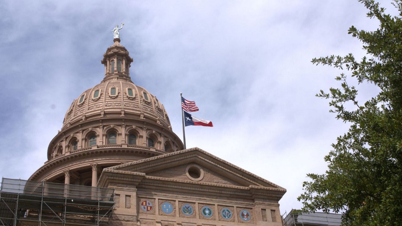 View of the Texas Capitol in Austin, Texas. (Spectrum News 1/Christine Sanchez)