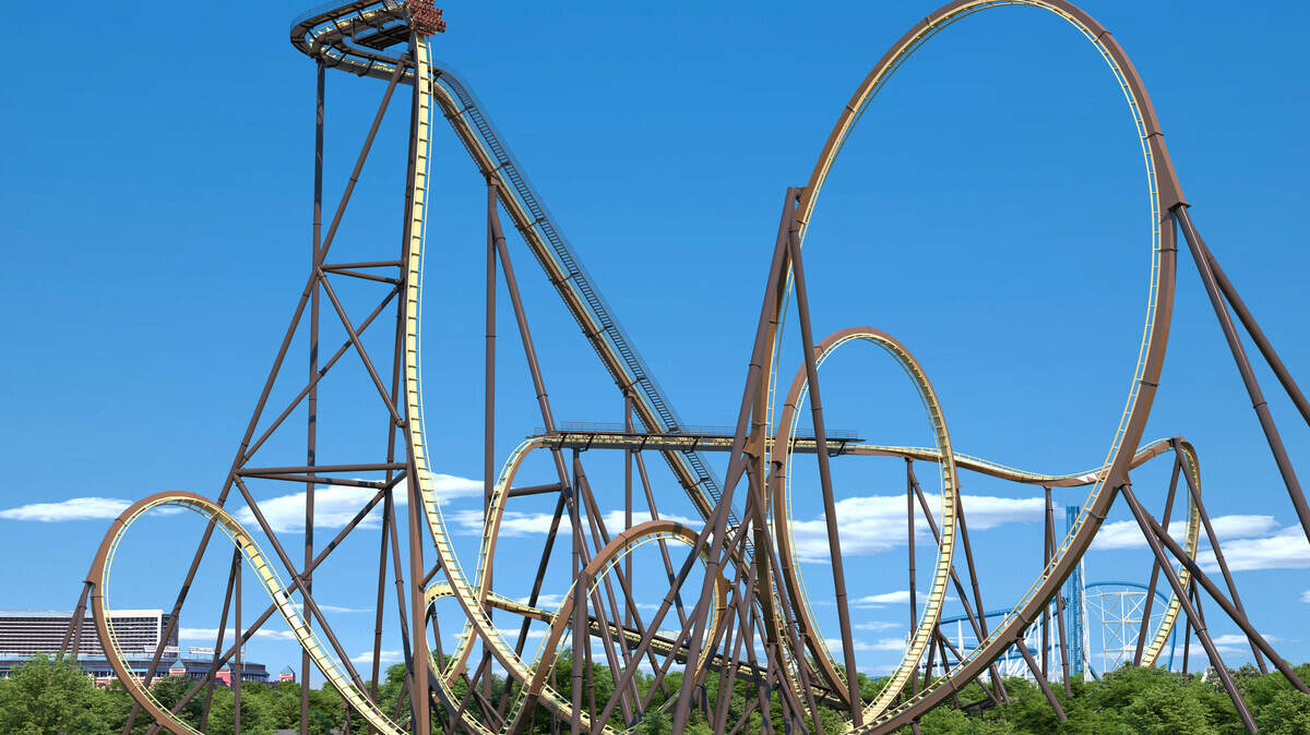 Tormenta Rampaging Run at Six Flags Over Texas is set to break six world records in 2026. Tormenta Rampaging Run at Six Flags Over Texas is set to break six world records in 2026.