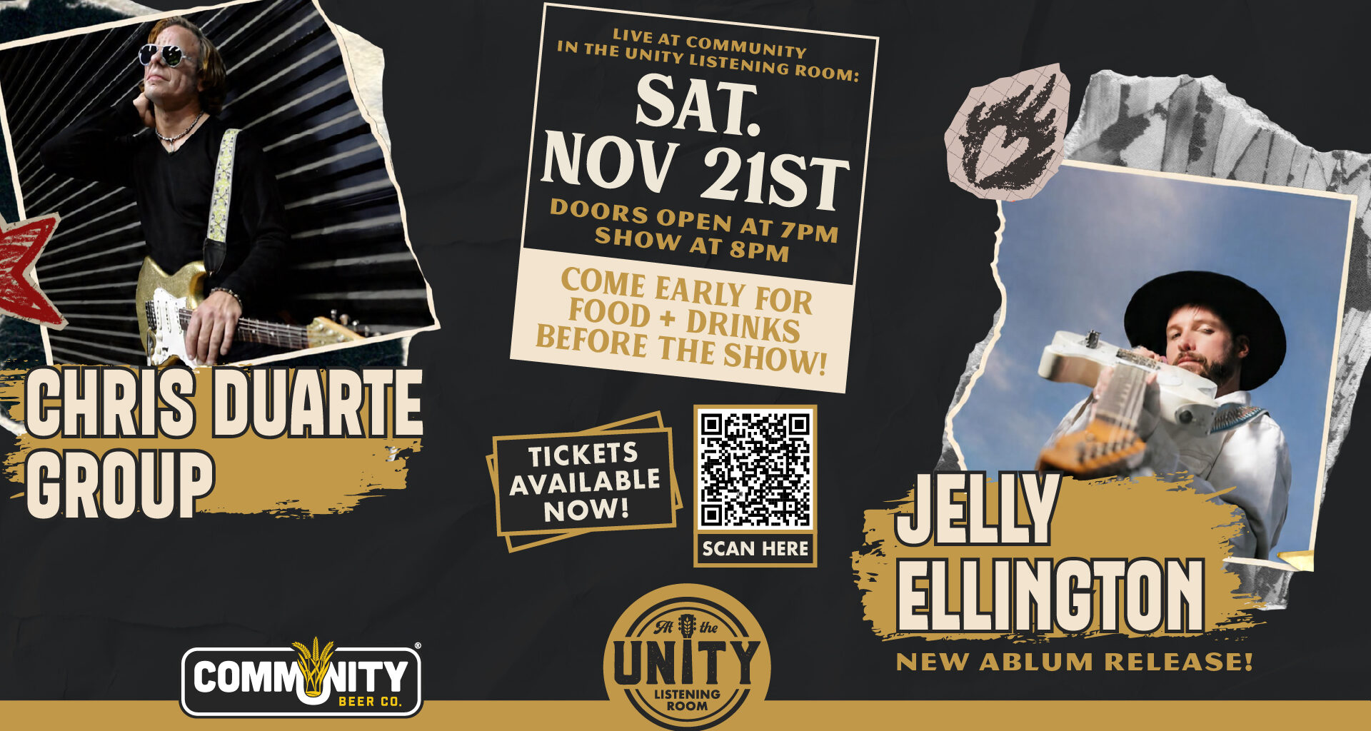 Live Music: Chris Duarte Group & Jelly Ellington | Community Beer Company | Promotional Events | Dallas Observer