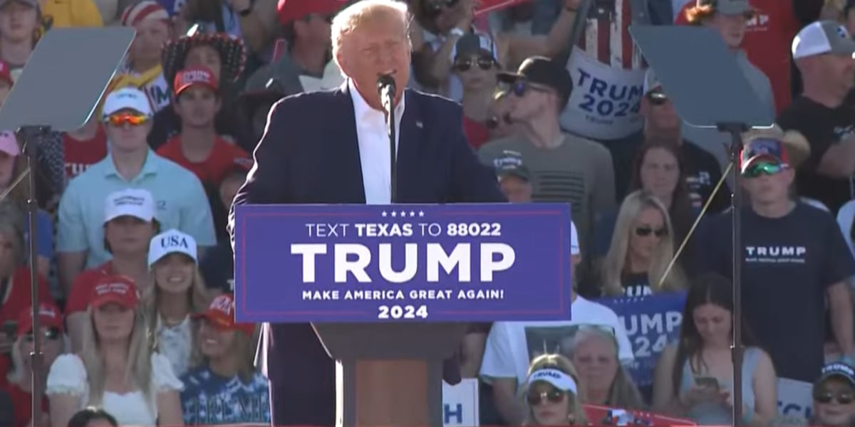 Trump’s planned visit to Waco has been canceled and moved to Corpus Christi