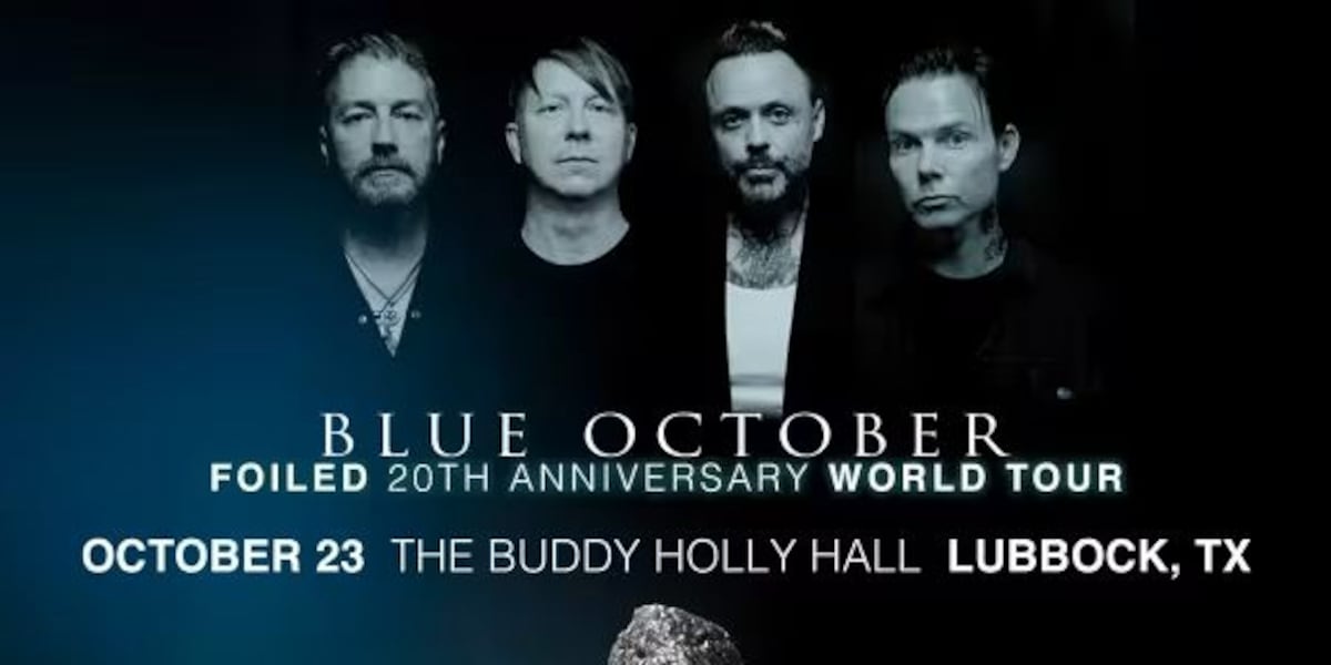 Blue October to perform in Lubbock Friday