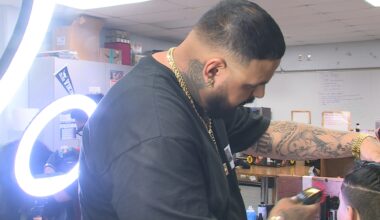 Elevated Barbershop gives Flour Bluff students free haircuts ahead of homecoming
