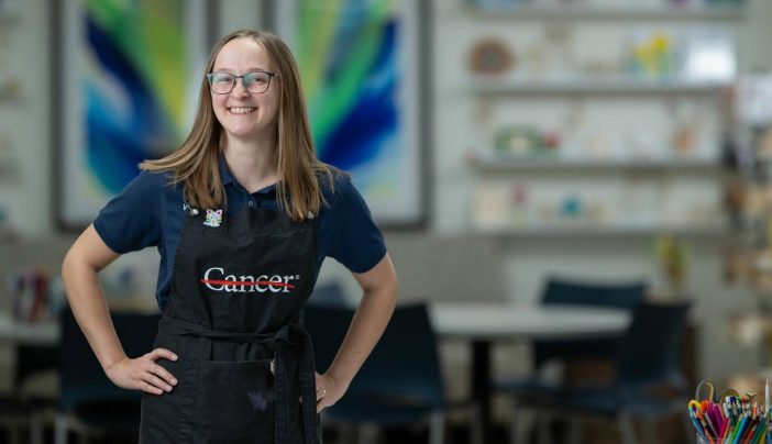 Art Space volunteer uses drawings to make an impact and build connections