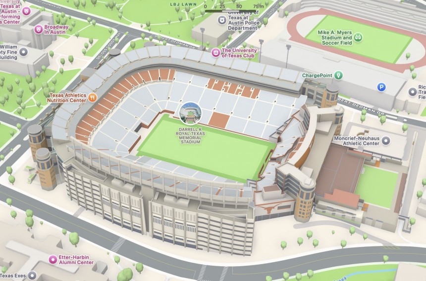 Apple Maps DCE in Austin, Texas