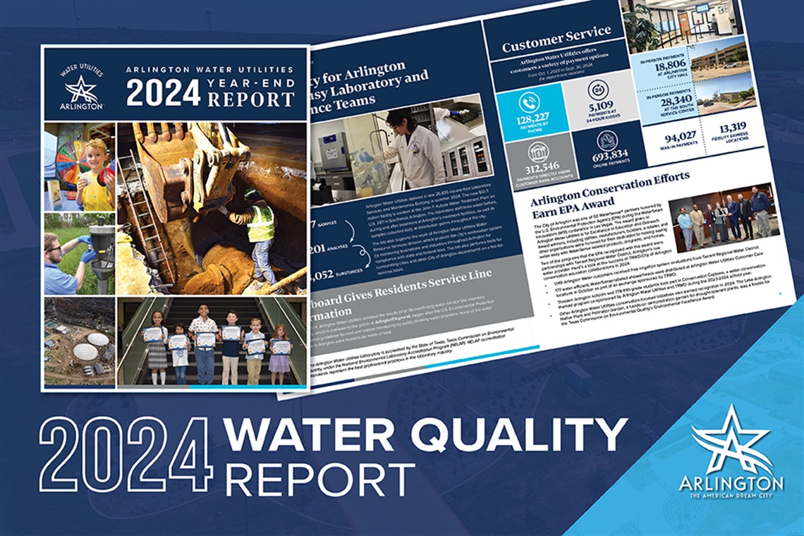 2024 Water Quality Report cover and spread