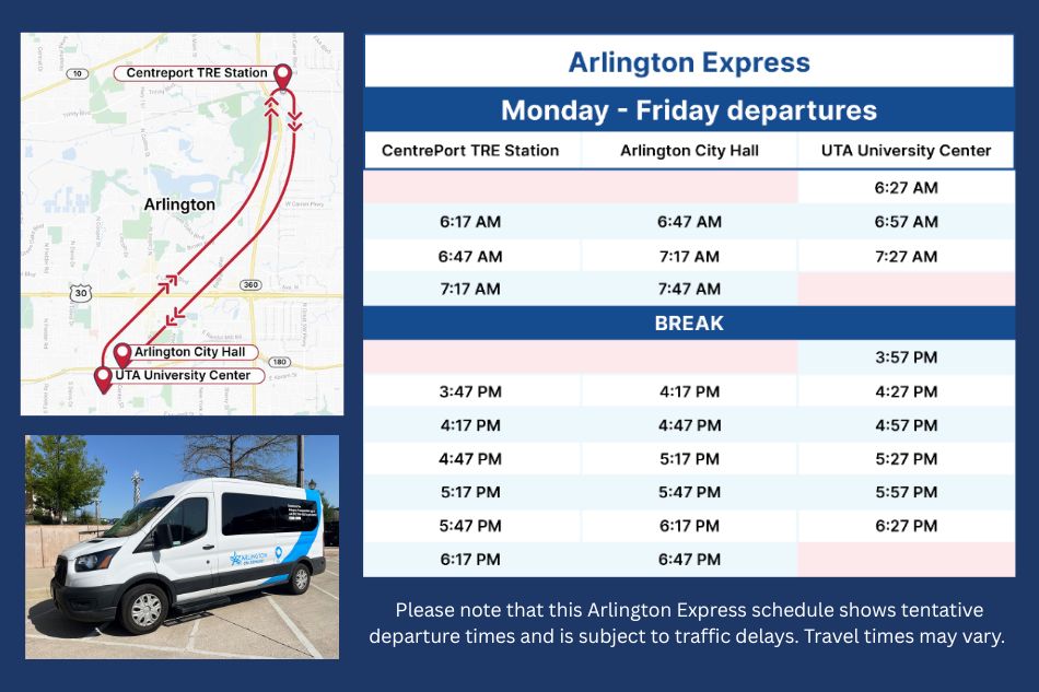 Arlington Express Route and Schedule