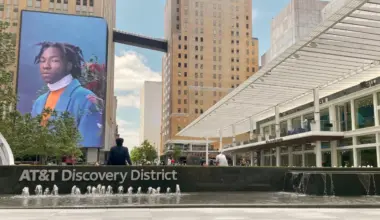 the exchange at AT&T Discovery distrct