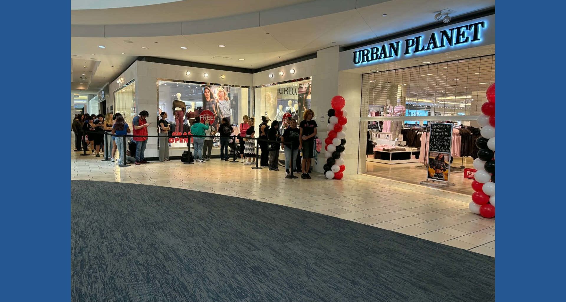 Urban Planet opens at La Palmera as excited shoppers line up early for grand opening