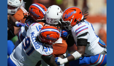Florida upsets No. 7 Texas 27-24 in Austin