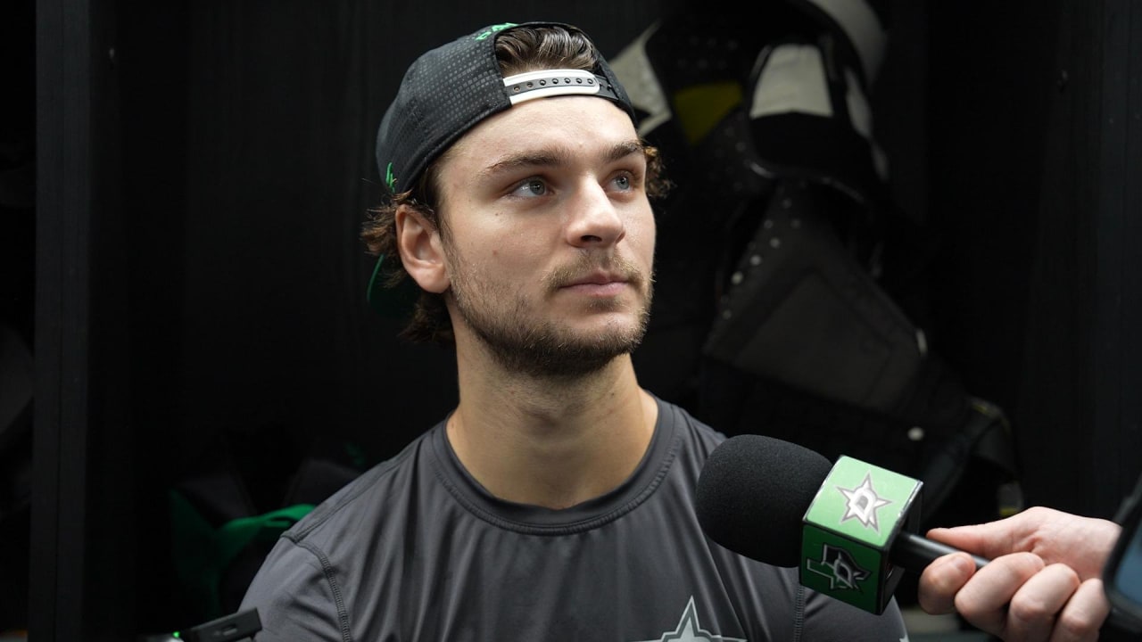 NJD@DAL Pregame: Wyatt Johnston | Dallas Stars