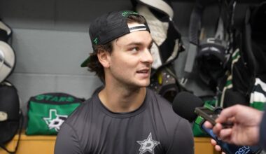 DAL@CHI Pregame: Wyatt Johnston | Dallas Stars