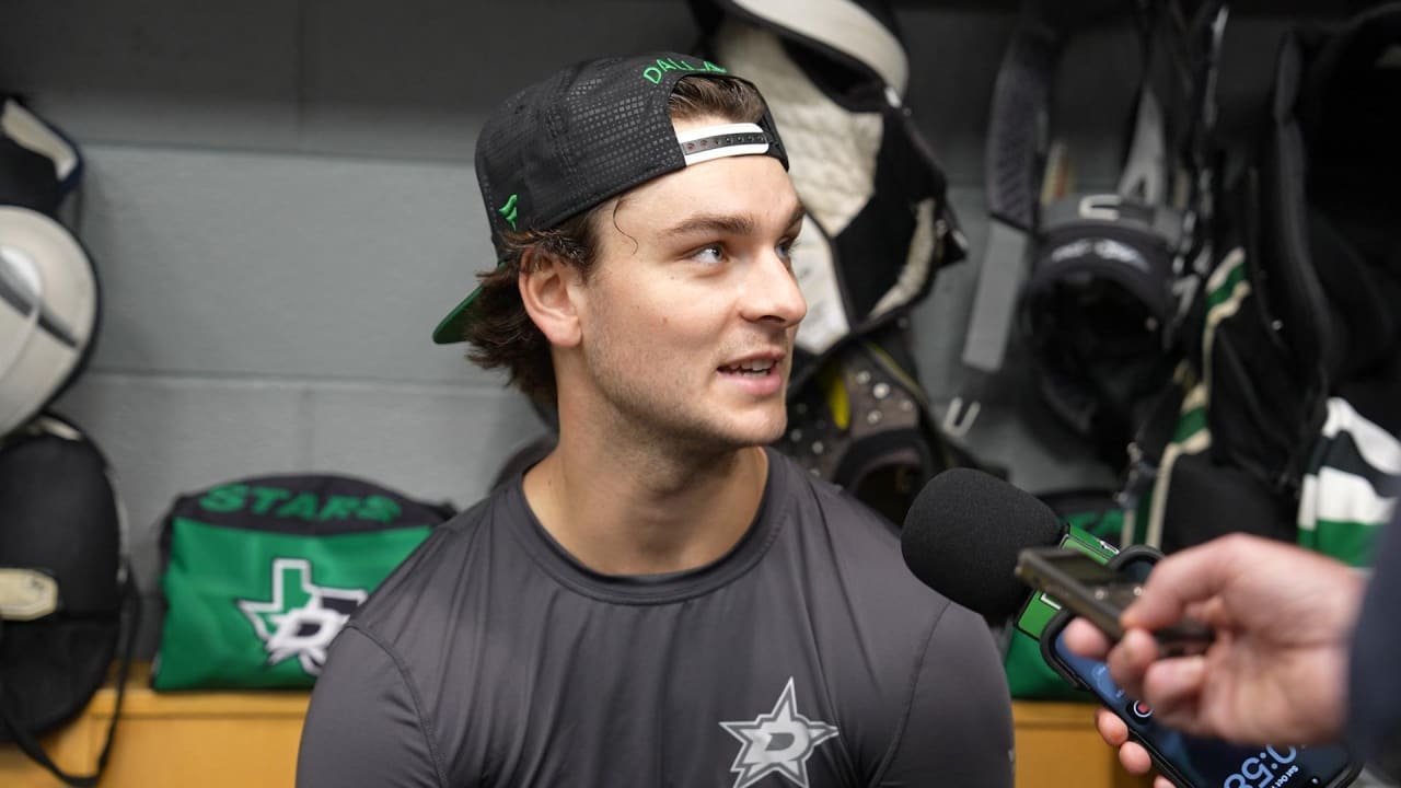 DAL@CHI Pregame: Wyatt Johnston | Dallas Stars