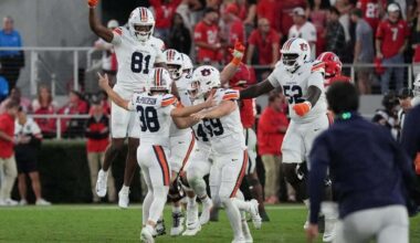 Auburn upsets No. 1 Georgia on late field goal