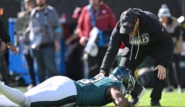 Eagles lose edge Nolan Smith to concussion