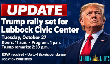 Confirmed: Trump’s Lubbock rally set for Civic Center