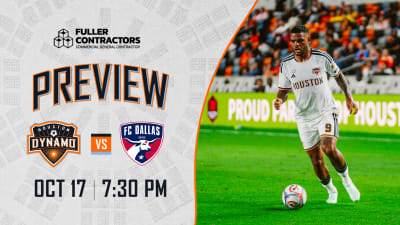 MATCH PREVIEW: Houston Dynamo FC host in-state rivals FC Dallas in Texas Derby on Ring of Honor Night