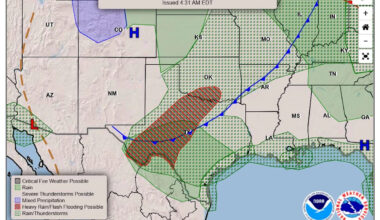 Cold front timeline: Here's when it starts blasting through Texas. When will it hit Austin?