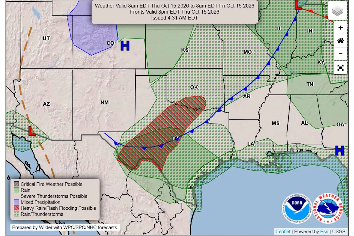 Cold front timeline: Here's when it starts blasting through Texas. When will it hit Austin?