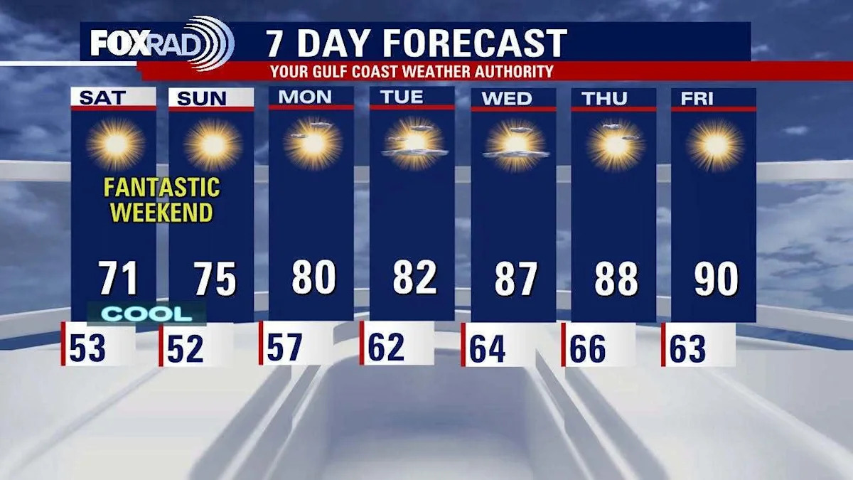 Houston weather: Cold front arrives, brings windy conditions