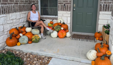 Texas woman charges up to $2,000 to decorate people’s porches with pumpkins — and her business is thriving