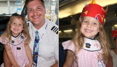 Woman Secretly Travels to Texas with Daughter, 3. Then She Surprises Her Pilot Husband When They Board His First Flight (Exclusive)