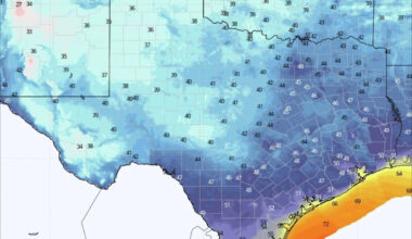 South Texas temperatures to reach the 40s. Here's how long the chilly weather will last.