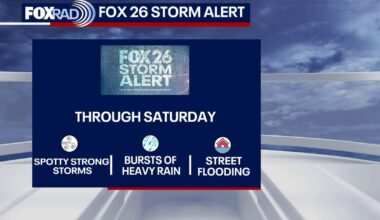 Houston weather: Rain stays around for the weekend