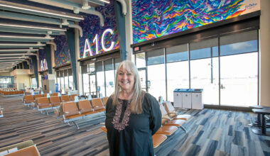 UT San Antonio artist and educator unveils new public artwork at San Antonio International Airport