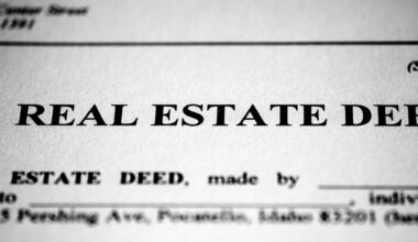 A real estate deed.