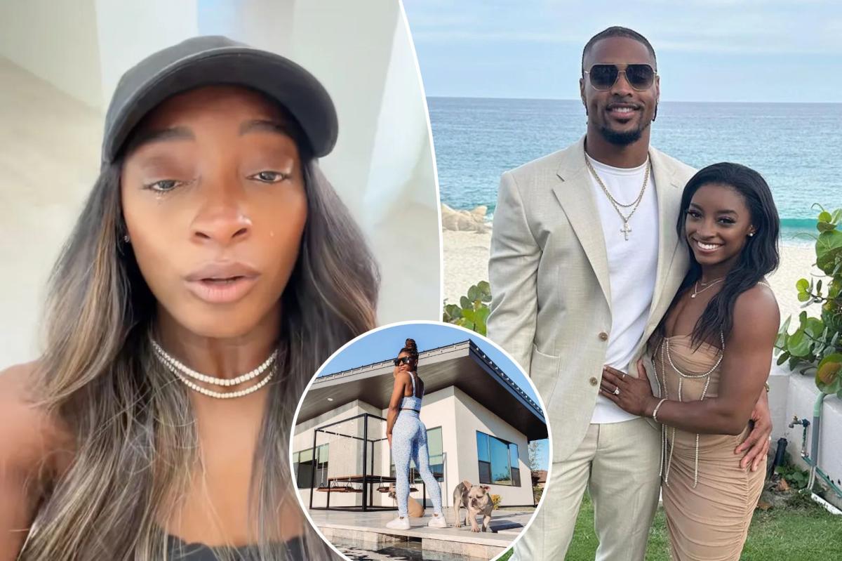 Simone Biles in tears as she and Jonathan Owens sell lavish Texas home for up to $1.24M