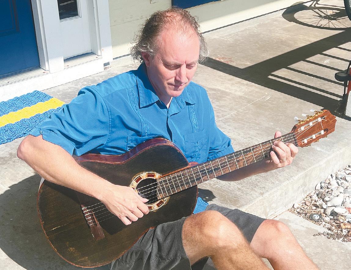 Port Aransas teacher builds custom guitars