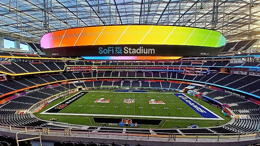 SoFi Stadium in Inglewood, California