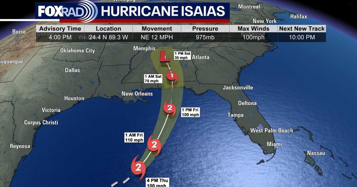 Houston weather: Continuing to monitor Hurricane Isaias