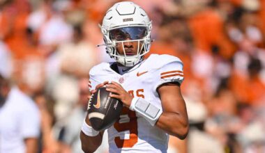 KJ Lacey Jr. Earns Increased 1st-Team QB Reps As Texas Prepares For Ole Miss