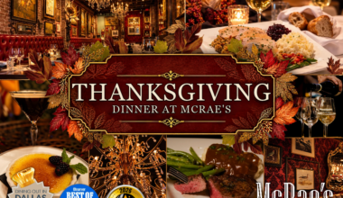 Celebrate Thanksgiving at Dallas’ Best All-Around Restaurant with a Chef-Prepared Holiday Feast at McRae’s – Blue Ribbon News